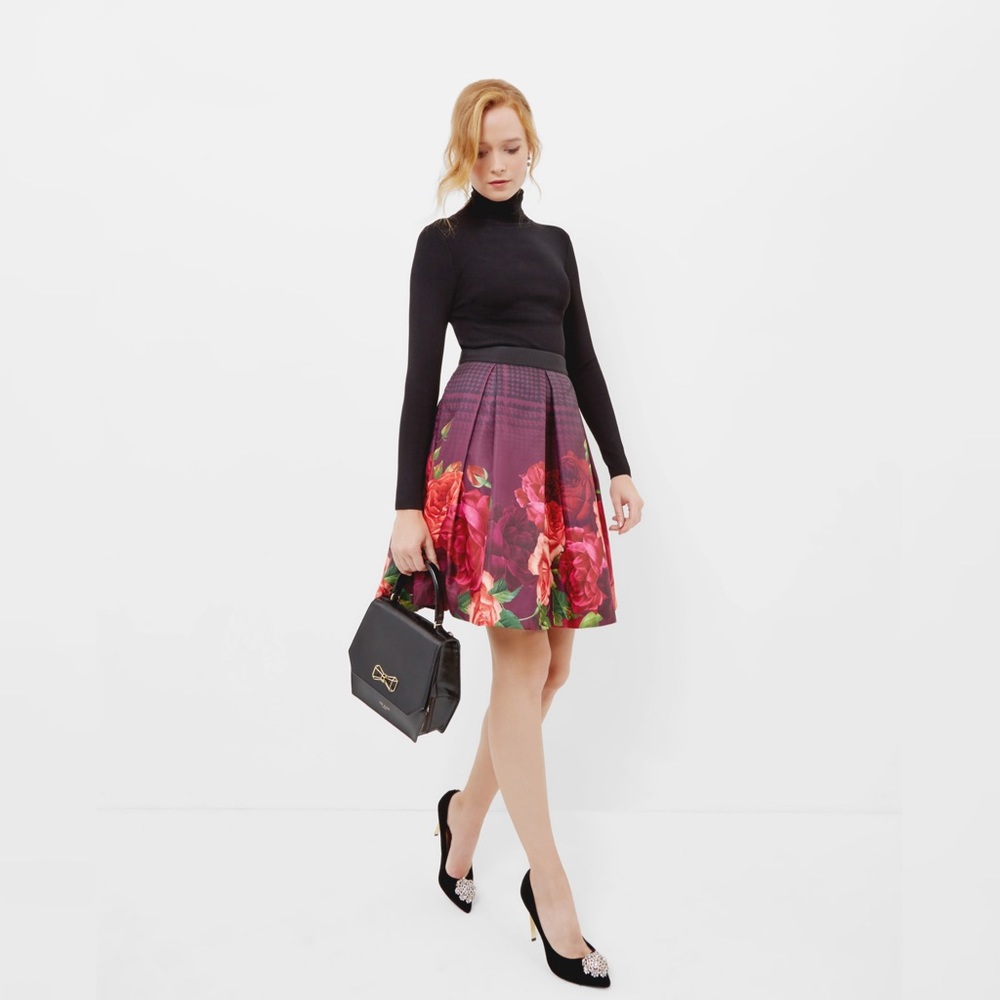 Ted Baker Klira Juxtapose Skirt